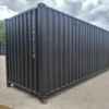 2025 Rhino-Cross-Containers Conteneur d’expédition noir High Cube de 40 pieds avec 4 portes latérales